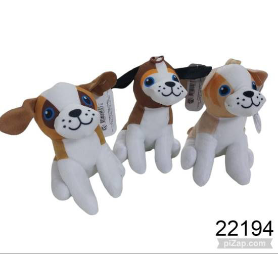 Imagen de PELUCHE PERROS 3 RAZAS 15CM 4.24